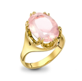 Rose Quartz Cocktail Ring